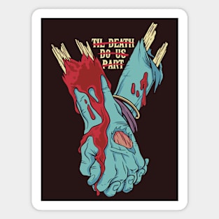 Til Death Do Us Part // Zombie Love Magnet